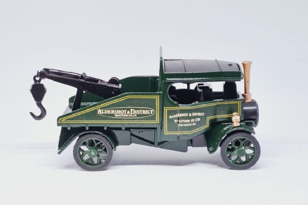 No.8; Jane; Unit with Breakdown Crane; 1922 Foden Steam Wagon